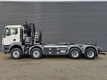 TGS 35.470 8X4 BB / HIAB CRANE + HOOKLIFT